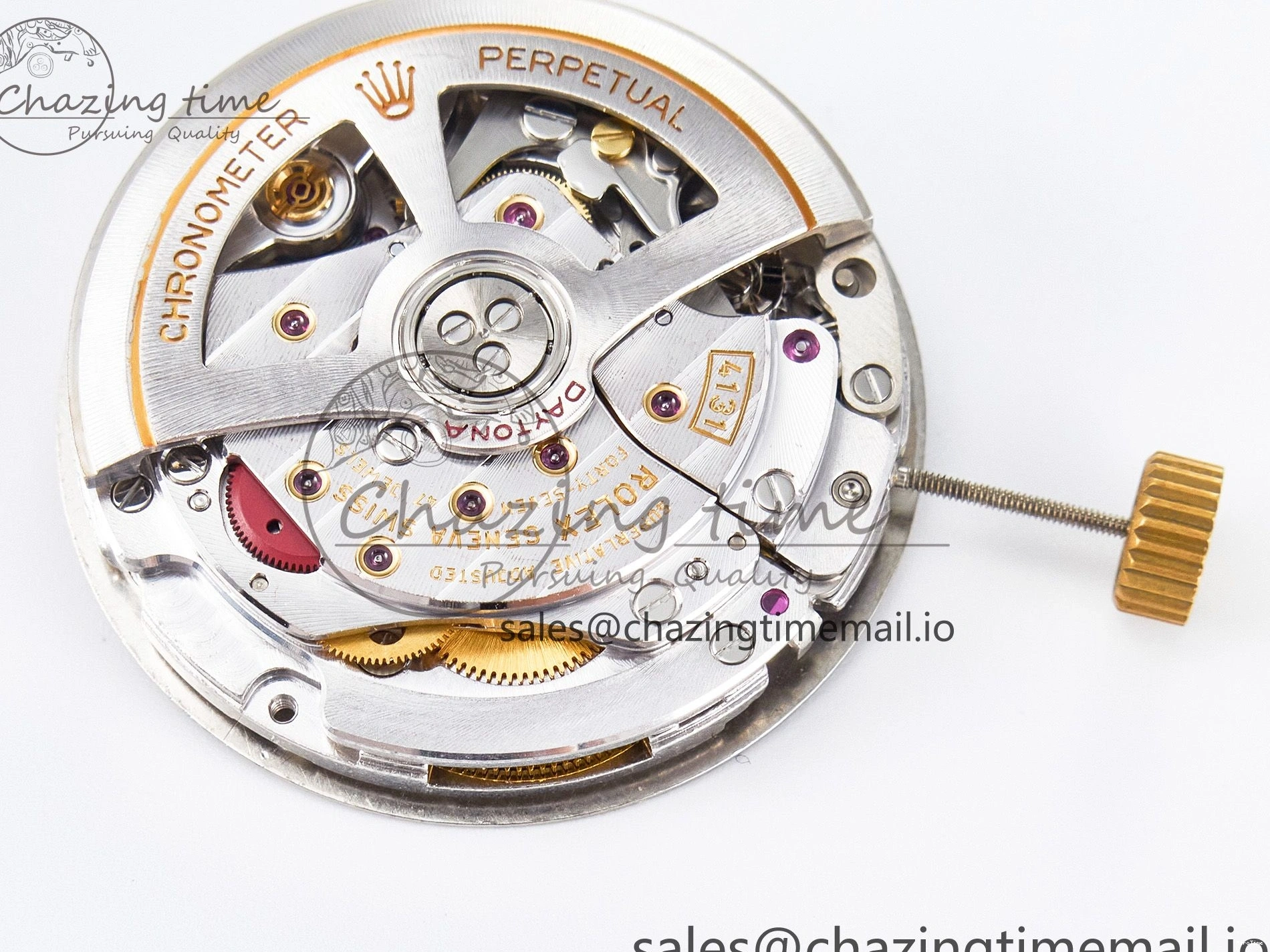 MiroTime 0401 Custom Modded Daytona DD4131 Super Clone 28800 VPH Automatic Movement (Silver Color) HighQuality 919